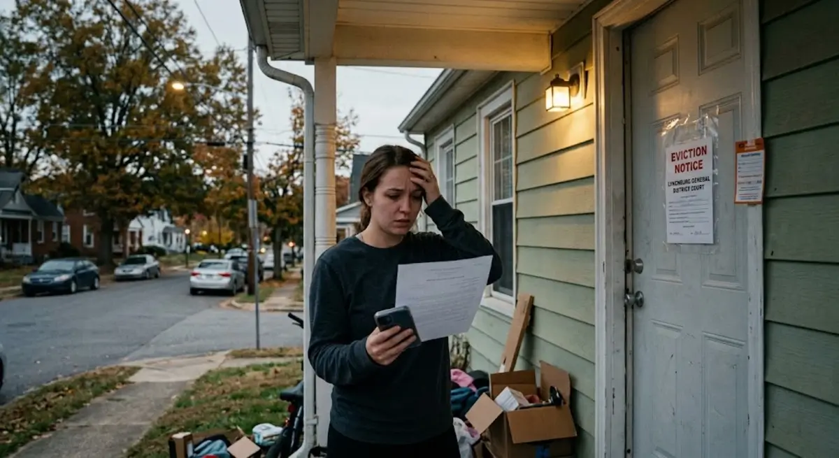 A Missed Reply, a Late Payment, and the Eviction Path That Follows in Lynchburg